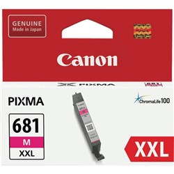 CANON PIXMA CLI681XXLM INK CARTRIDGE EXTRA HIGH YIELD MAGENTA