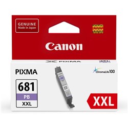 CANON PIXMA CLI681XXLPB PHOTO INK CARTRIDGE EXTRA HIGH YIELD BLUE