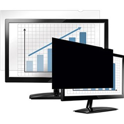 FELLOWES PRIVASCREEN PRIVACY FILTER 23.8 INCH WIDESCREEN MONITOR BLACK