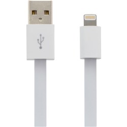 MOKI LIGHTNING TO USB SYNCHARGE CABLE 3 METRE WHITE