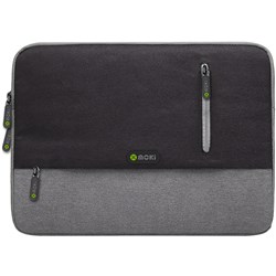MOKI 13.3 INCH ODYSSEY SLEEVE BAG BLACK AND GREY