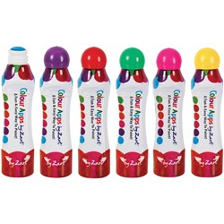 ZART AQUA MARKER WATER-BASED COLOUR APPS ASSORTED PACK OF 6