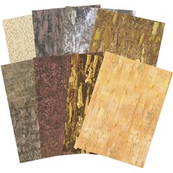 ZART BARK PAPER A3 ASSORTED DESIGNS PACK OF 40