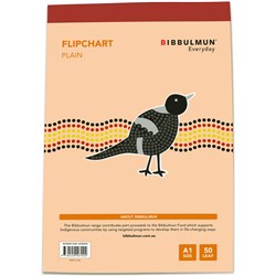 BIBBULMUN FLIPCHART PAD A1 WHITE