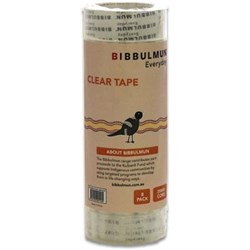 BIBBULMUN OFFICE STICKY TAPE 18MMX33M CLEAR PACK OF 8