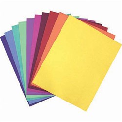 COLOURFUL DAYS COLOURBOARD 510X640MM 200GSM ASSORTED PACK OF 100