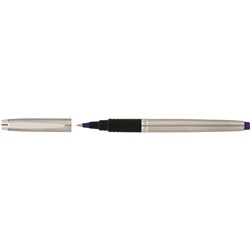 ARTLINE SIGNATURE SILVER ROLLER BALL PEN 0.7MM BLUE
