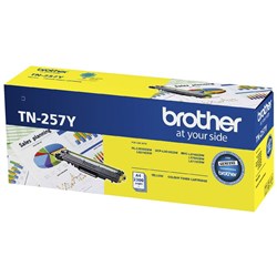 BROTHER TN-257Y TONER CARTRIDGE HIGH YIELD YELLOW